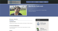 Desktop Screenshot of fatihsari.selcuk.edu.tr