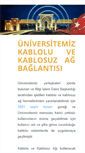 Mobile Screenshot of kablosuz.selcuk.edu.tr