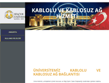 Tablet Screenshot of kablosuz.selcuk.edu.tr